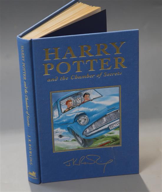 Rowling, J.K. - Harry Potter and the Chamber of Secrets, original cloth, signed on half title, Bloomsbury,